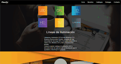 Desktop Screenshot of leaderlight.com.mx
