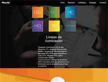 Tablet Screenshot of leaderlight.com.mx